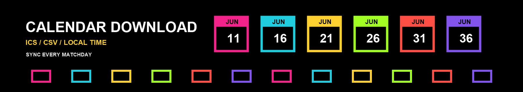 World Cup 2026 calendar download